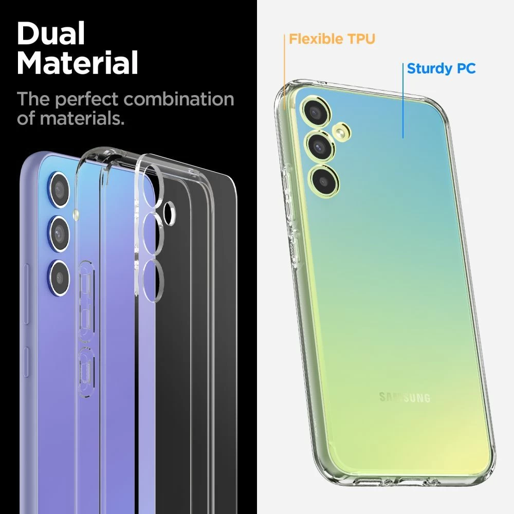 Samsung Galaxy A34 5G vāciņš caurspīdīgs SPIGEN ULTRA HYBRID