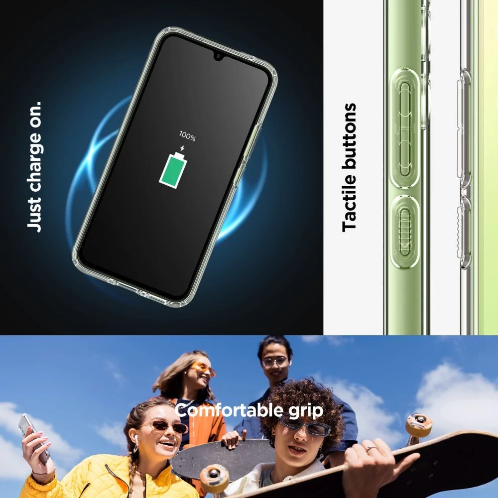 Samsung Galaxy A34 5G vāciņš caurspīdīgs SPIGEN ULTRA HYBRID