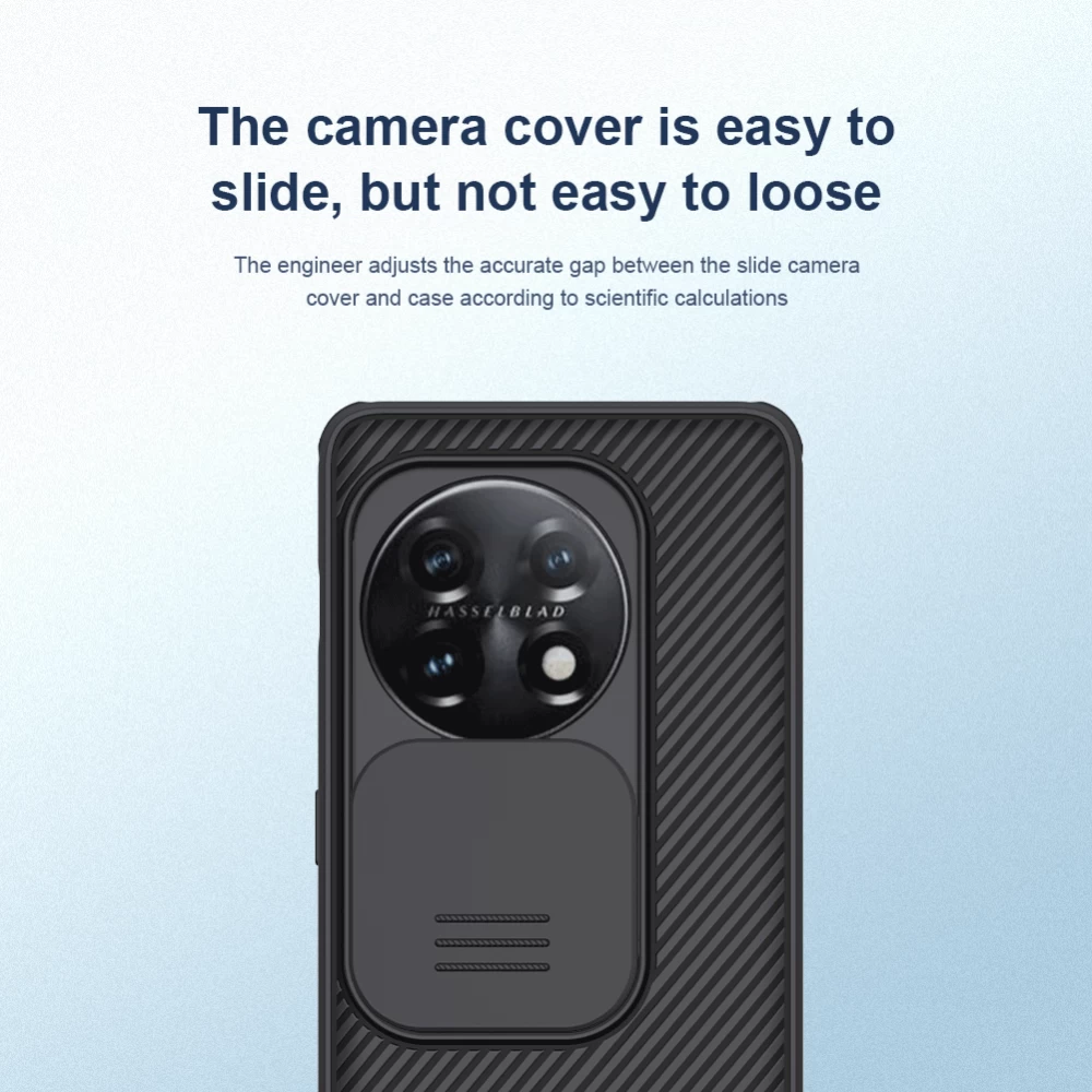 OnePlus 11 5G vāciņš zils NILLKIN CAMSHIELD PRO