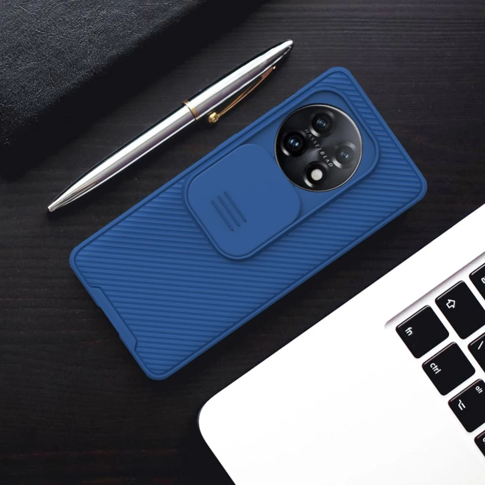 OnePlus 11 5G vāciņš zils NILLKIN CAMSHIELD PRO