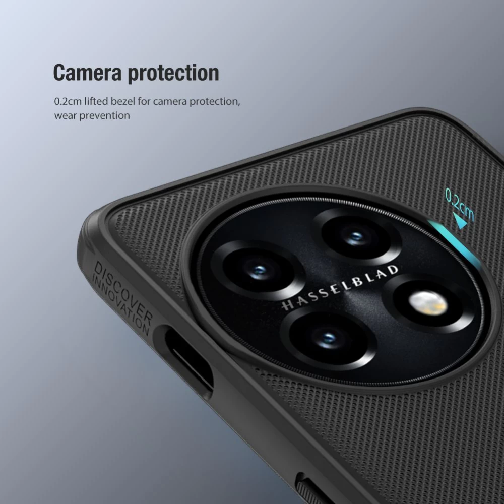 OnePlus 11 5G vāciņš zils NILLKIN SUPER FROSTED SHIELD PRO
