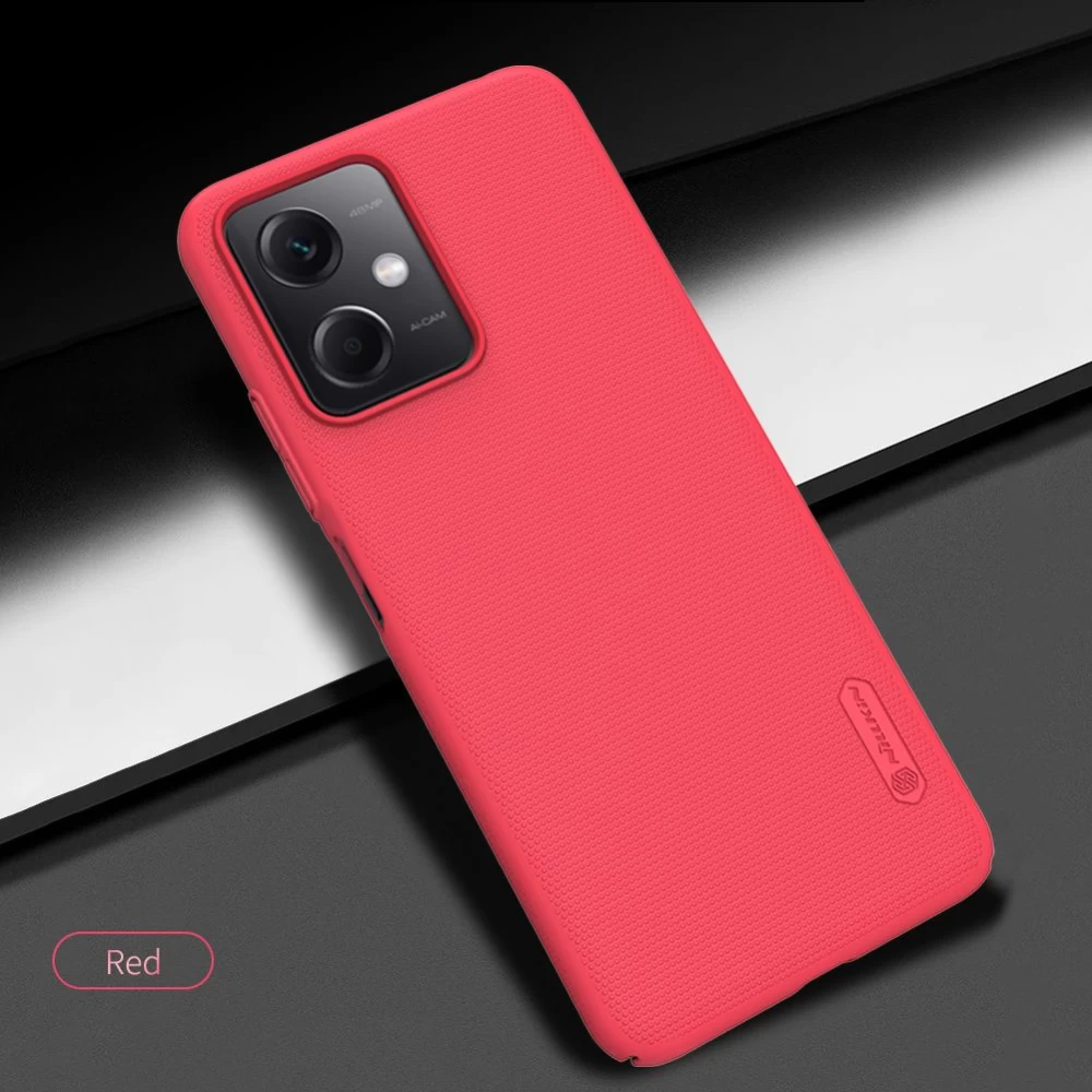 Xiaomi RedMi Note 12 dėklas raudonas NILLKIN SUPER FROSTED SHIELD 5G