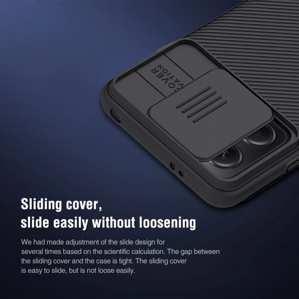 Xiaomi RedMi Note 12 dėklas mėlyna NILLKIN CAMSHIELD 5G