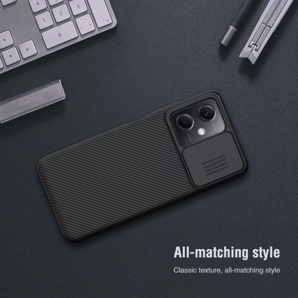 Xiaomi RedMi Note 12 dėklas mėlyna NILLKIN CAMSHIELD 5G