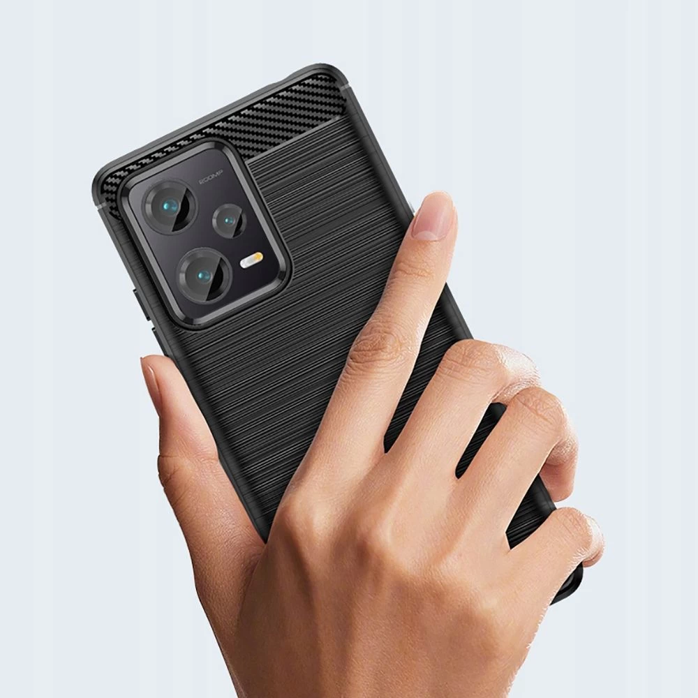 Xiaomi Poco X5 5G dėklas Juoda TECH-PROTECT TPUCARBON