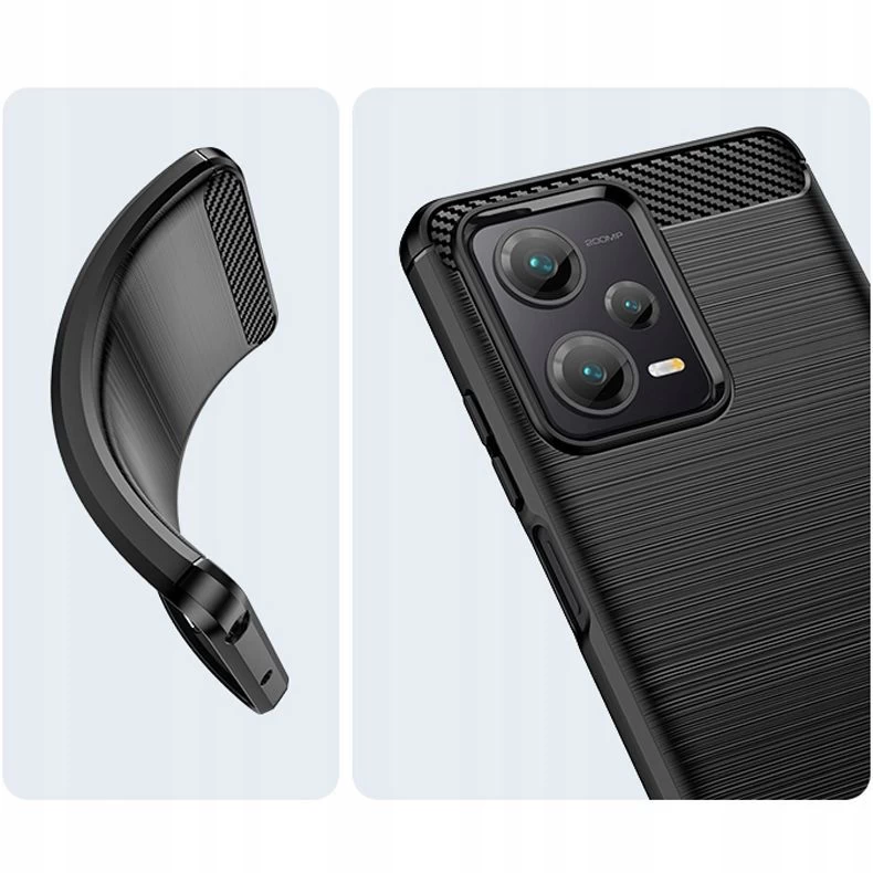 Xiaomi Poco X5 5G dėklas Juoda TECH-PROTECT TPUCARBON