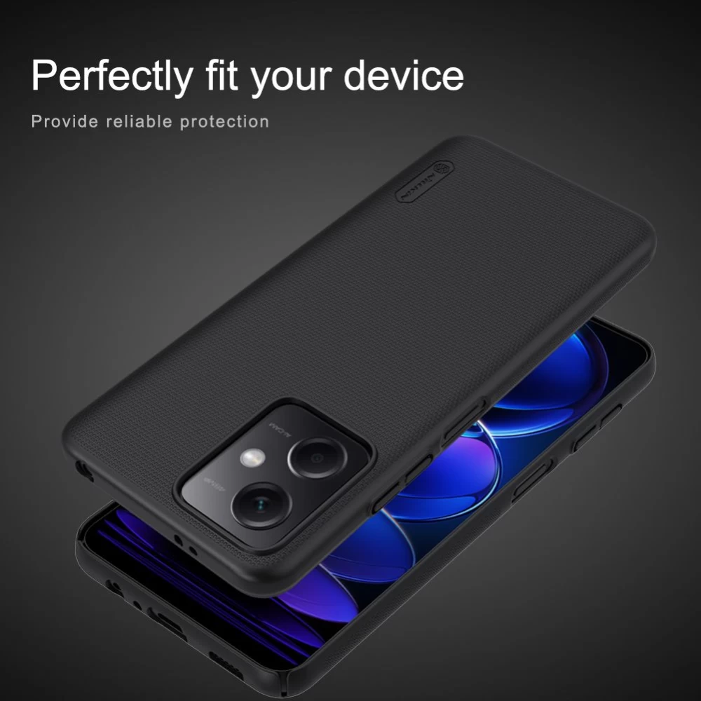 Xiaomi Poco X5 5G dėklas raudonas NILLKIN SUPER FROSTED SHIELD