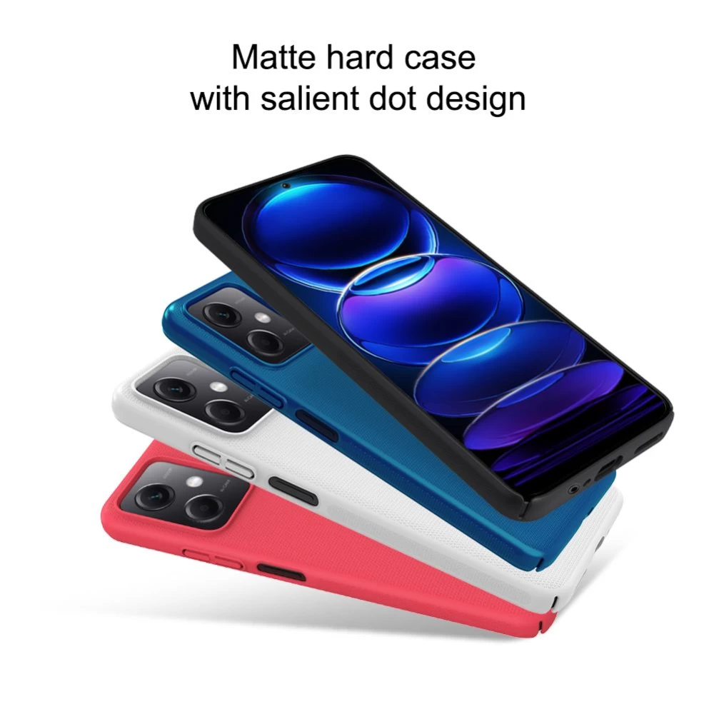 Xiaomi Poco X5 5G dėklas mėlyna NILLKIN SUPER FROSTED SHIELD