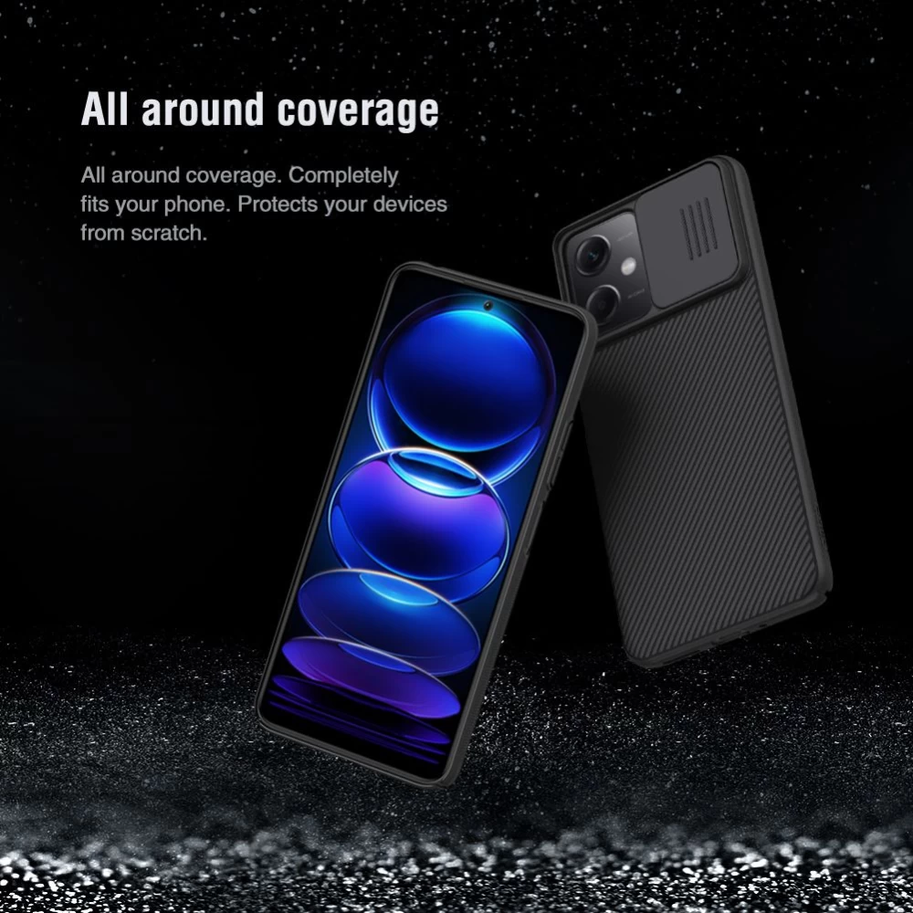 Xiaomi Poco X5 5G dėklas mėlyna NILLKIN CAMSHIELD
