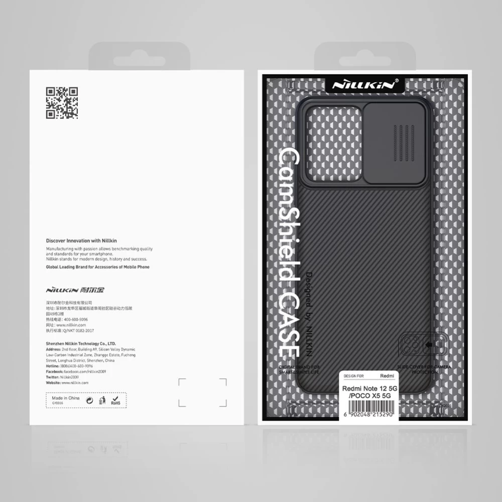 Xiaomi Poco X5 5G dėklas mėlyna NILLKIN CAMSHIELD