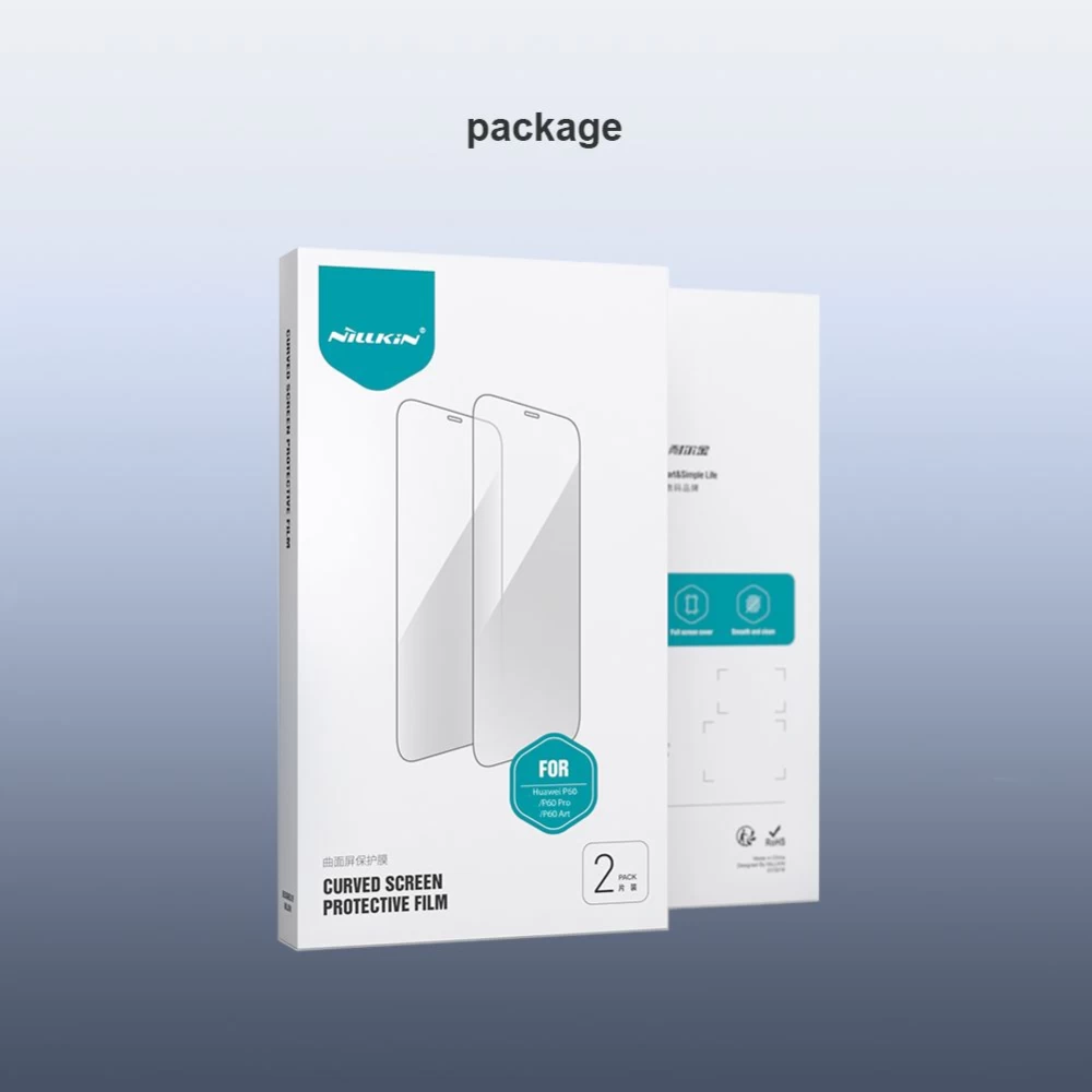 Huawei P60/P60 Pro kaitseklaas  NILLKIN IMPACT RESISTANT CURVED FILM (2-pack)