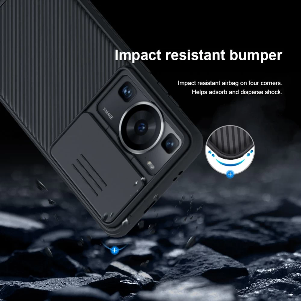 Huawei P60/P60 Pro skal grön NILLKIN CAMSHIELD PRO