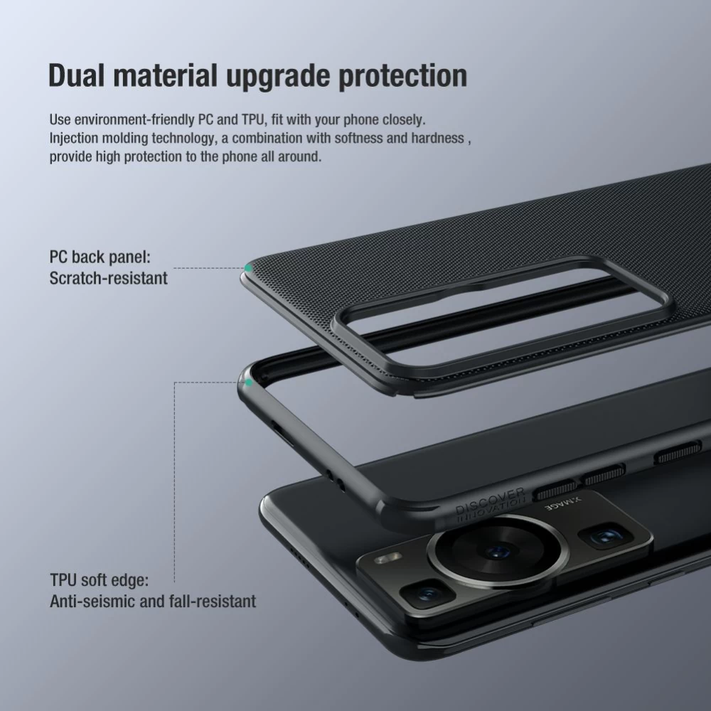Huawei P60/P60 Pro vāciņš zils NILLKIN SUPER FROSTED SHIELD