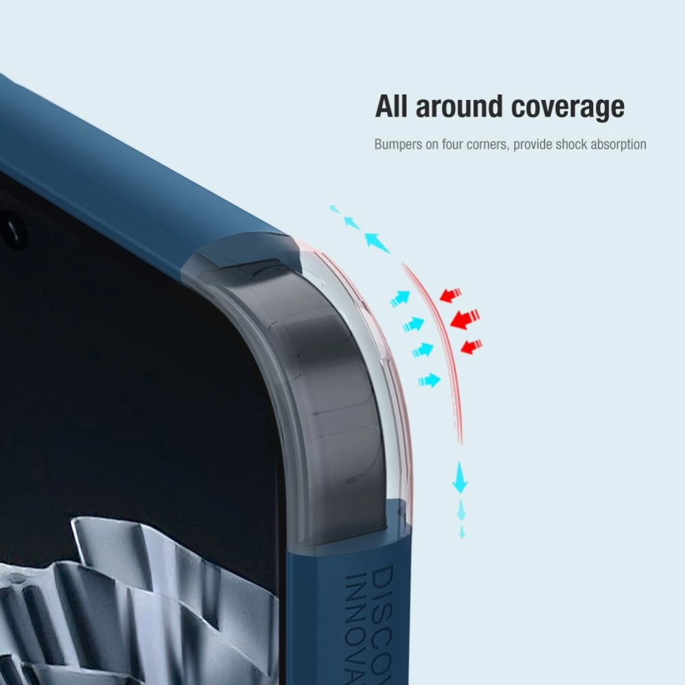 Huawei P60/P60 Pro vāciņš zils NILLKIN SUPER FROSTED SHIELD