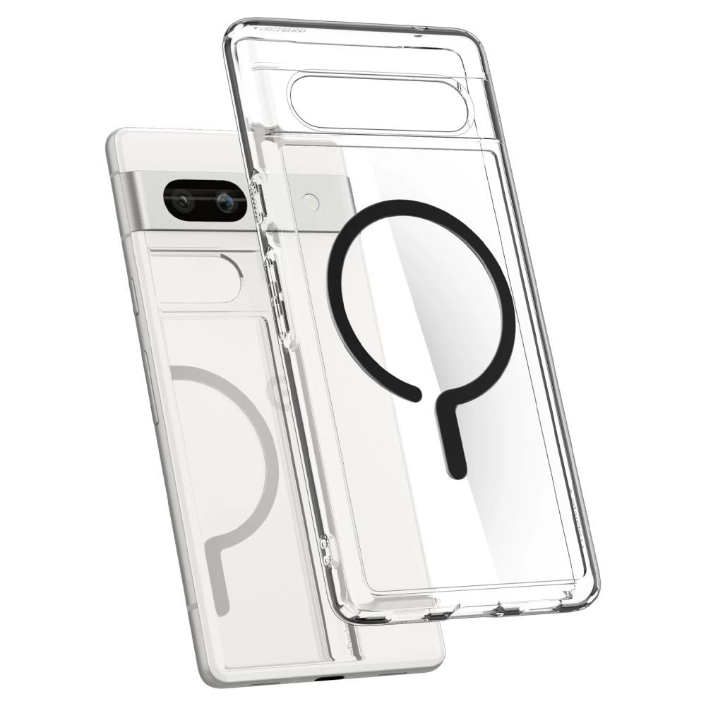 Google Pixel 7A ümbris must SPIGEN ULTRA HYBRID ONETAP RING MAGSAFE