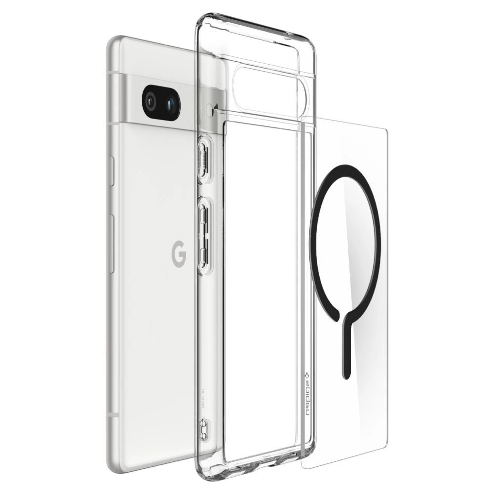 Google Pixel 7A ümbris must SPIGEN ULTRA HYBRID ONETAP RING MAGSAFE