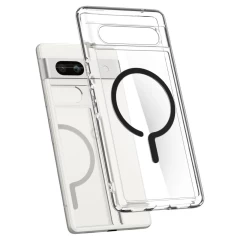 Google Pixel 7A ümbris must SPIGEN ULTRA HYBRID ONETAP RING MAGSAFE