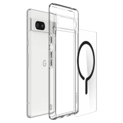 Google Pixel 7A ümbris must SPIGEN ULTRA HYBRID ONETAP RING MAGSAFE