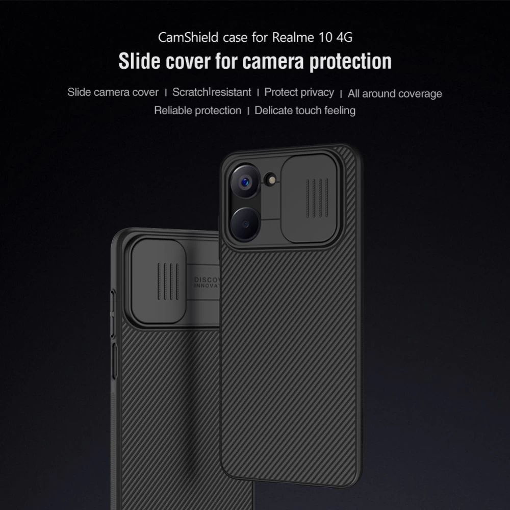 Oppo Realme 10 4G case blue NILLKIN CAMSHIELD