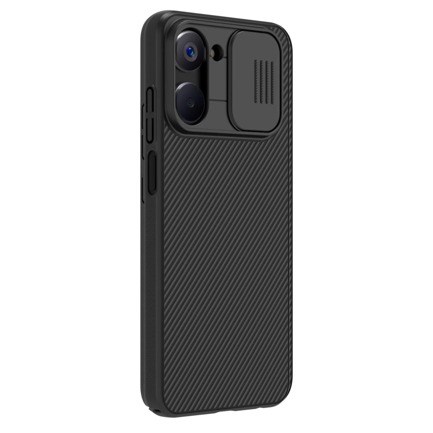 Oppo Realme 10 4G skal svart NILLKIN CAMSHIELD