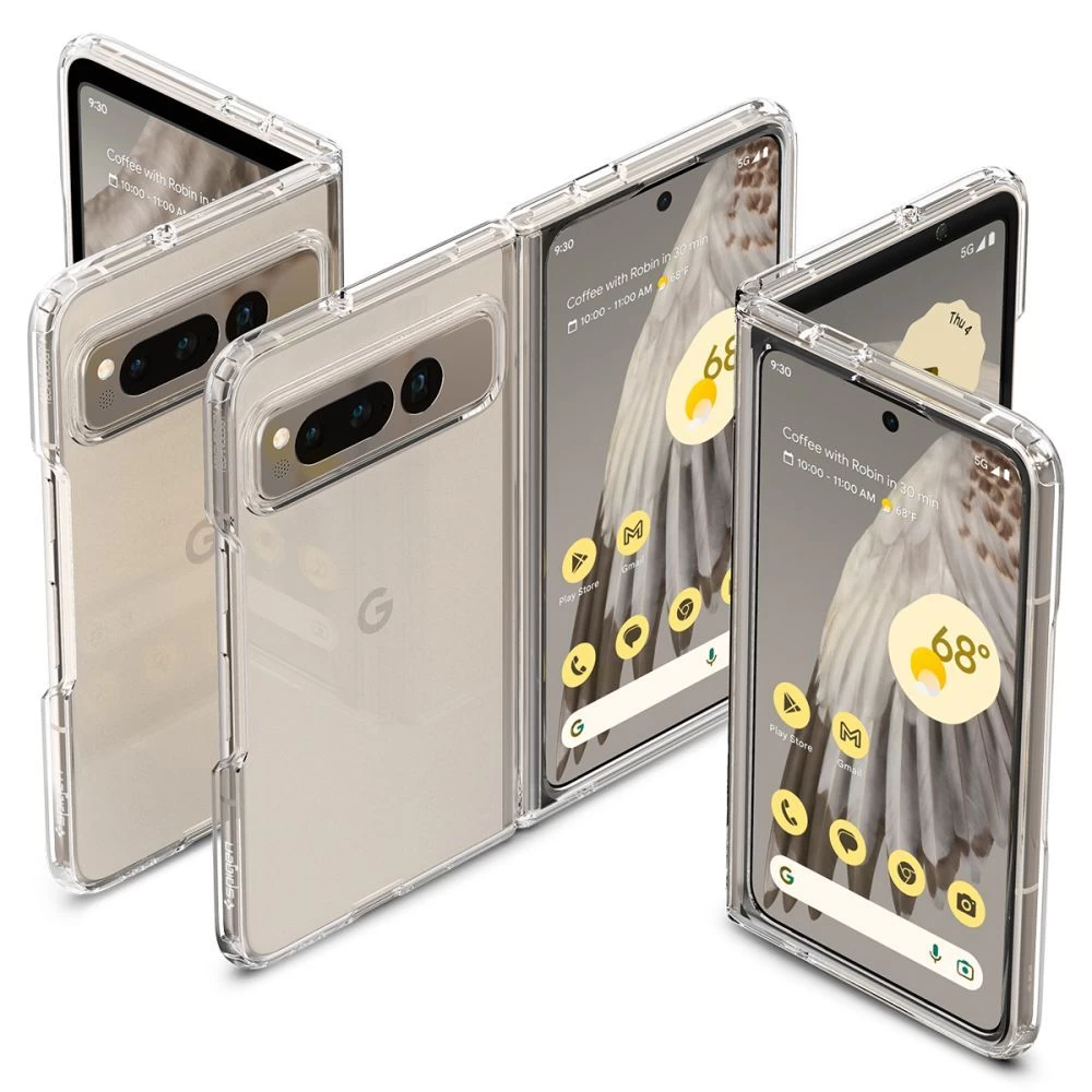 Google Pixel Fold vāciņš caurspīdīgs SPIGEN ULTRA HYBRID