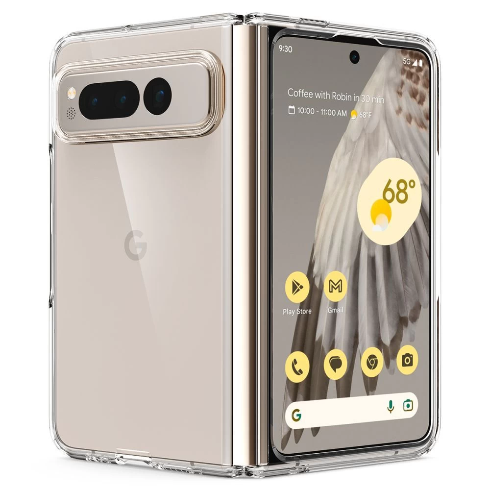 Google Pixel Fold vāciņš caurspīdīgs SPIGEN ULTRA HYBRID