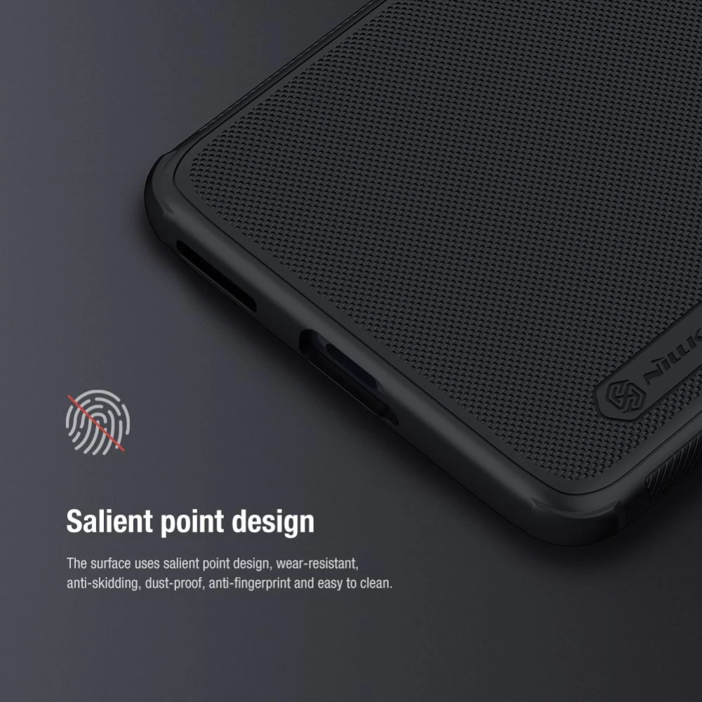 Xiaomi 13 Lite чехол черный NILLKIN SUPER FROSTED SHIELD PRO