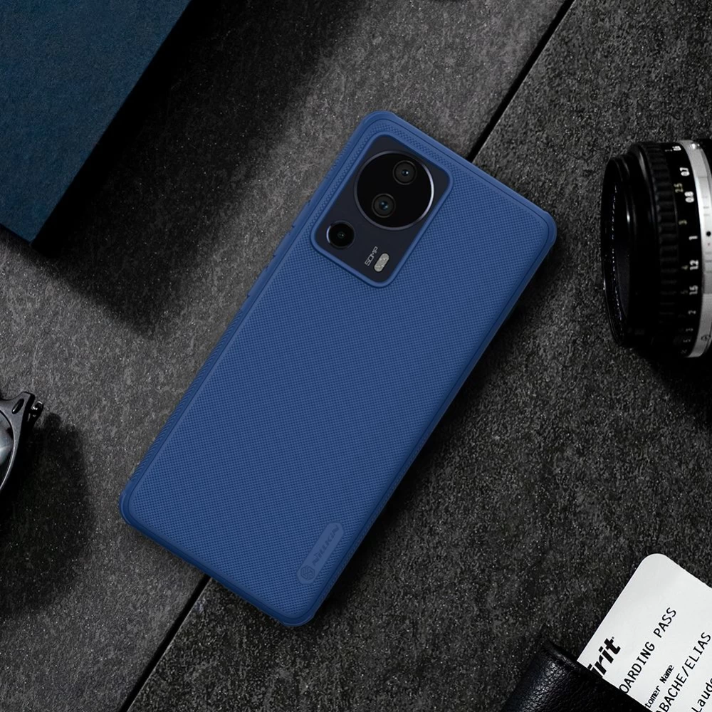 Xiaomi 13 Lite dėklas žalia NILLKIN SUPER FROSTED SHIELD PRO