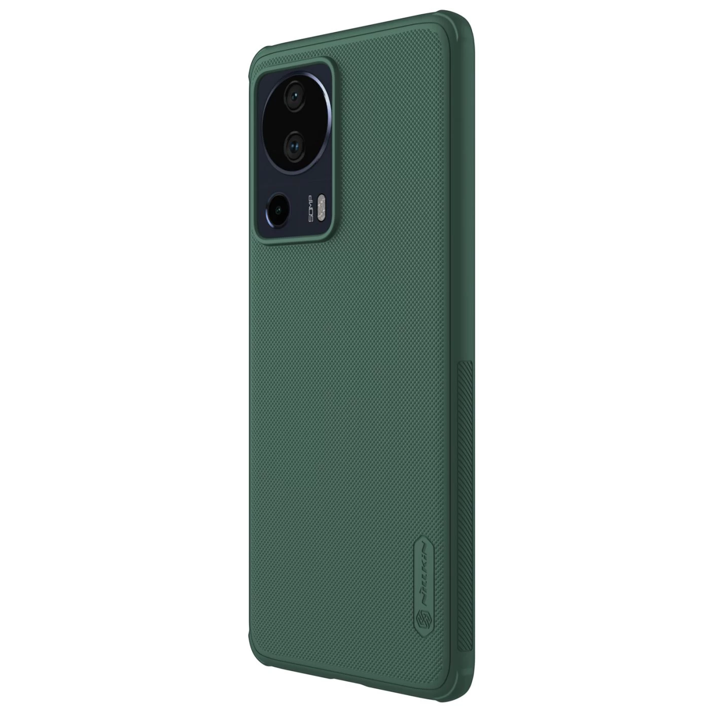 Xiaomi 13 Lite dėklas žalia NILLKIN SUPER FROSTED SHIELD PRO