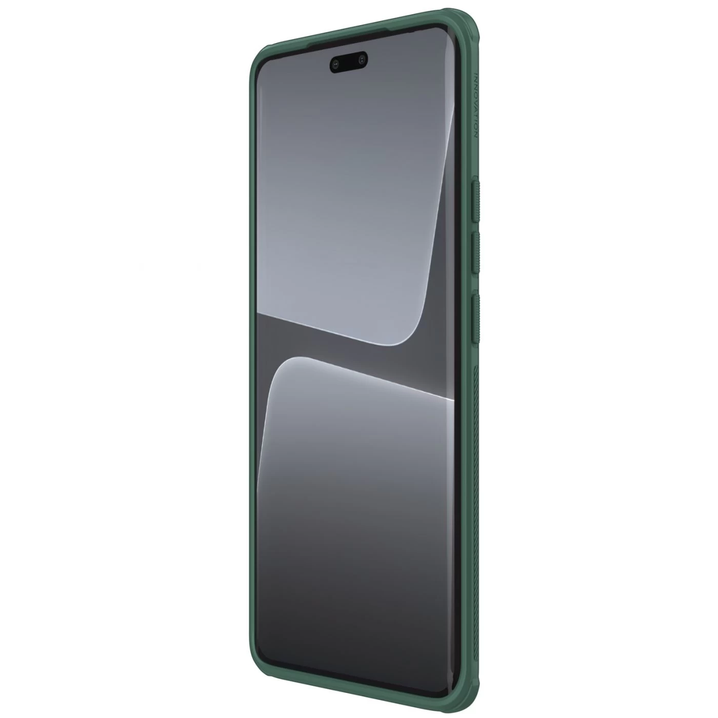 Xiaomi 13 Lite dėklas žalia NILLKIN SUPER FROSTED SHIELD PRO