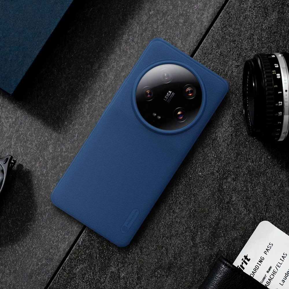 Xiaomi 13 Ultra vāciņš zils NILLKIN SUPER FROSTED SHIELD PRO