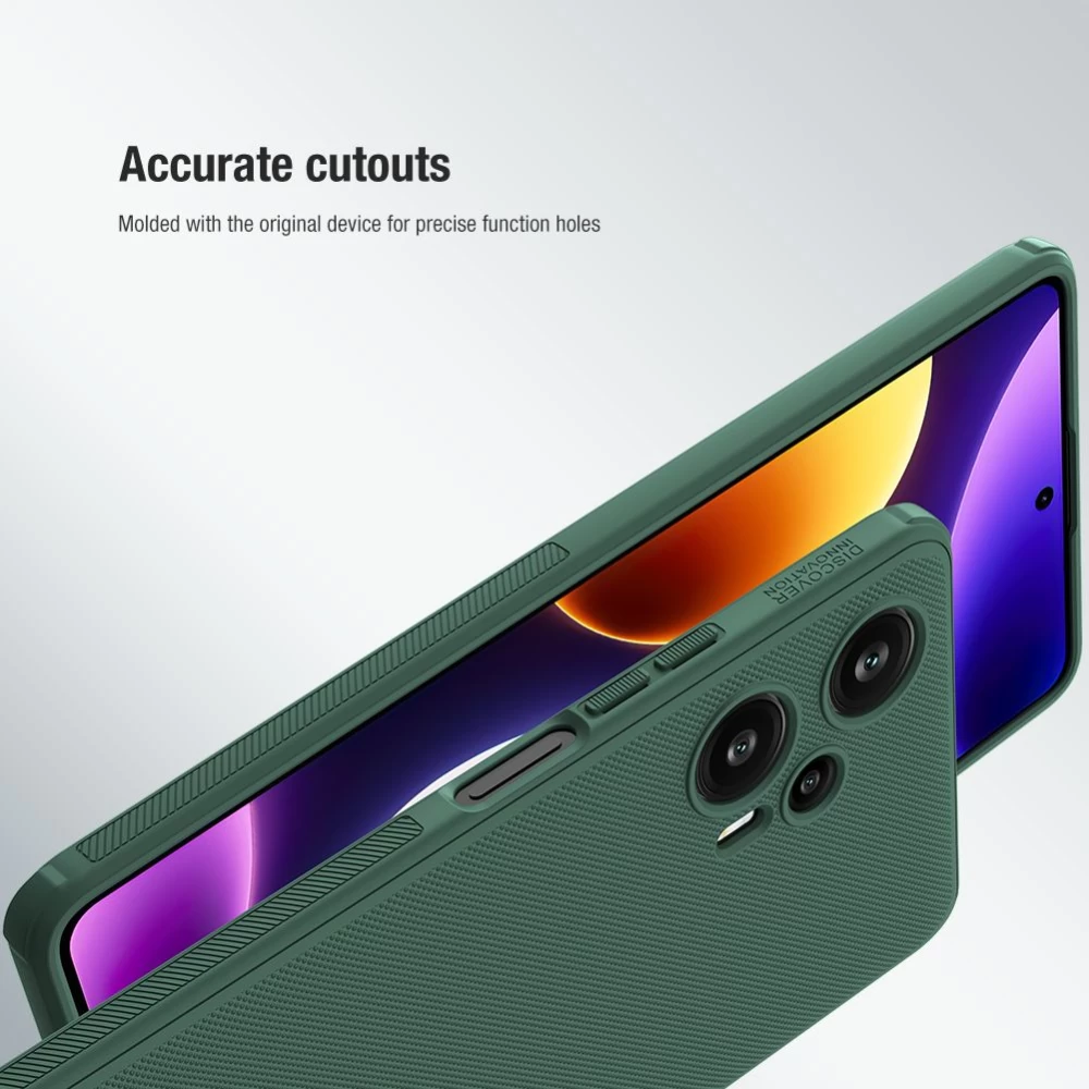 Xiaomi RedMi Note 12 Turbo dėklas Juoda NILLKIN SUPER FROSTED SHIELD PRO Redmi