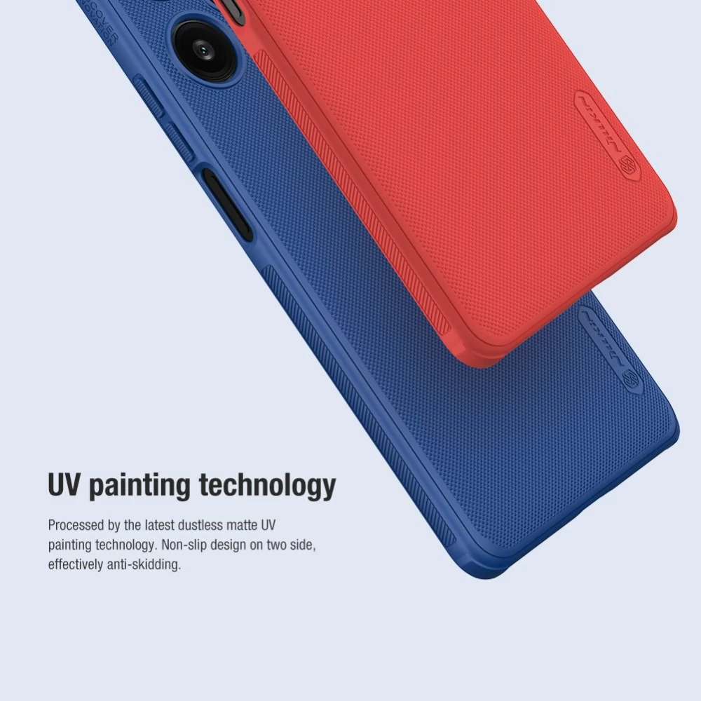 Xiaomi Poco F5 suojakuori musta NILLKIN SUPER FROSTED SHIELD PRO