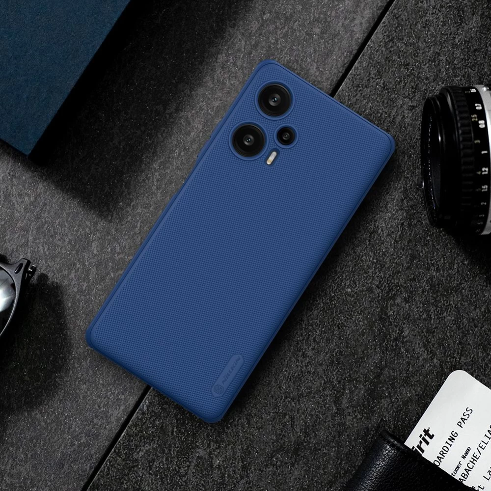 Xiaomi Poco F5 suojakuori musta NILLKIN SUPER FROSTED SHIELD PRO