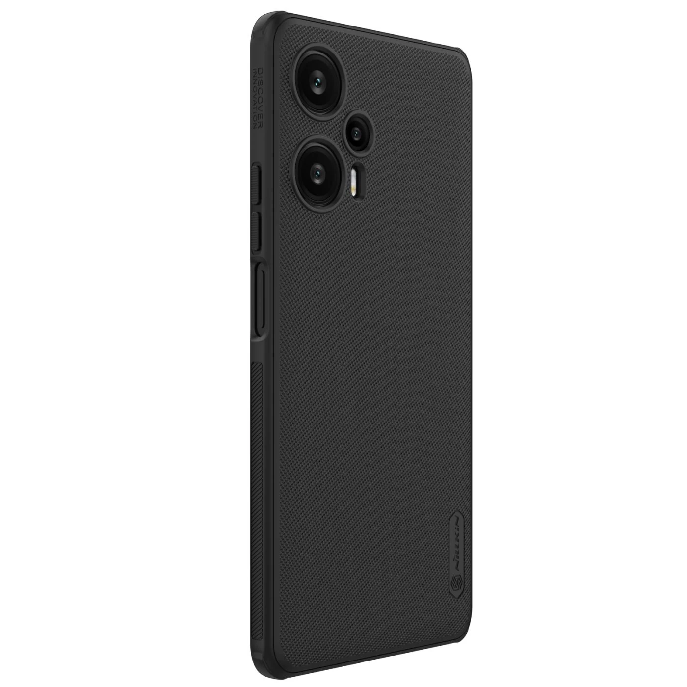 Xiaomi Poco F5 suojakuori musta NILLKIN SUPER FROSTED SHIELD PRO