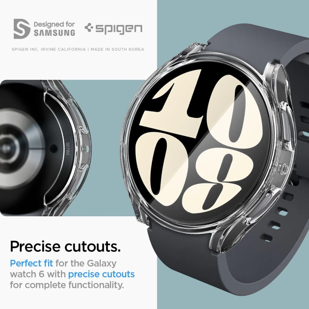 Samsung Galaxy Watch 6 vāciņš caurspīdīgs SPIGEN ULTRA HYBRID (44 MM)