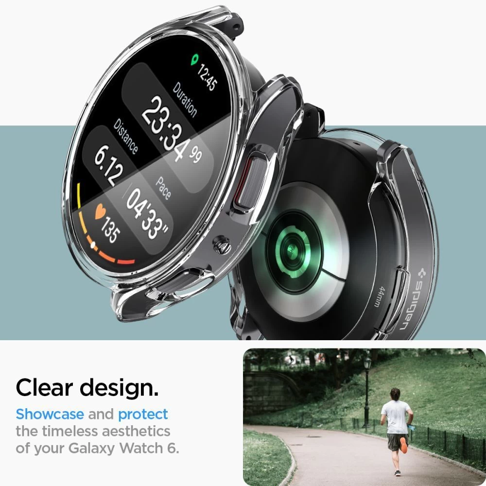 Samsung Galaxy Watch 6 vāciņš caurspīdīgs SPIGEN ULTRA HYBRID (40 MM)