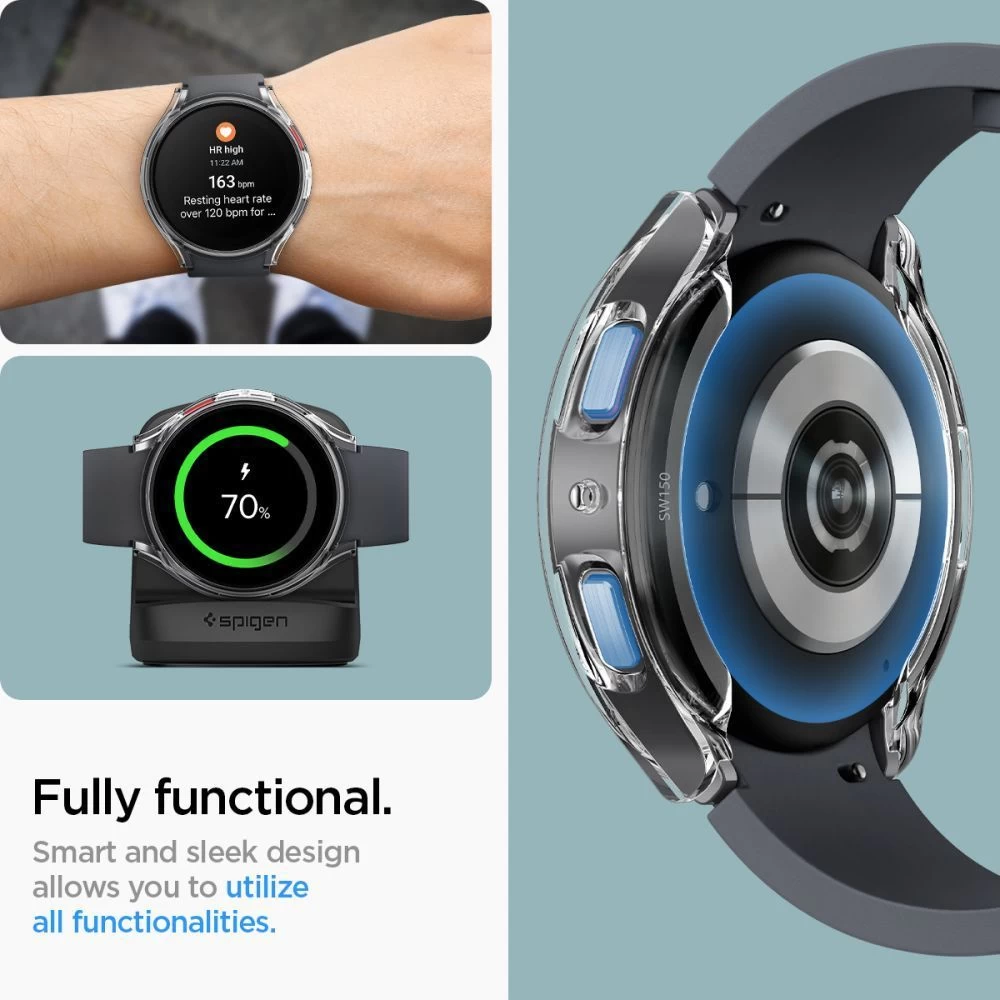 Samsung Galaxy Watch 6 vāciņš caurspīdīgs SPIGEN ULTRA HYBRID (40 MM)