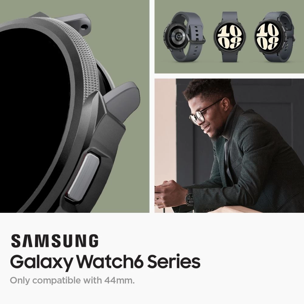 Samsung Galaxy Watch 6 siksniņa melns SPIGEN LIQUID AIR (44 MM)