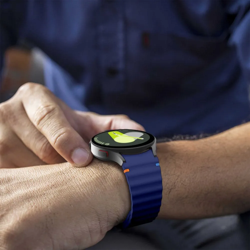 Samsung Galaxy Watch 6 band blue TECH-PROTECT SILICONE SPORT