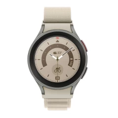 Samsung Galaxy Watch 6 siksniņa ziloņkaula balts TECH-PROTECT NYLON PRO (40 / 42 44 45 46 mm)