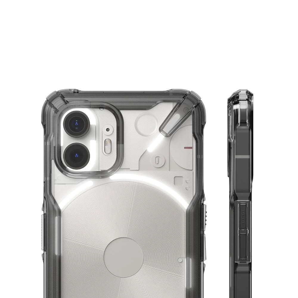 Nothing Phone (2) case transparent gray RINGKE FUSION X