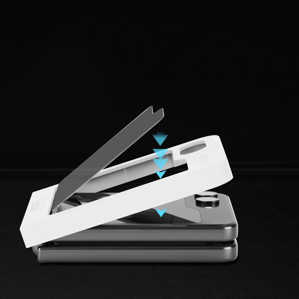 Samsung Galaxy Z Flip 5 skärmskydd  WHITESTONE EZ GLASS 2-PACK
