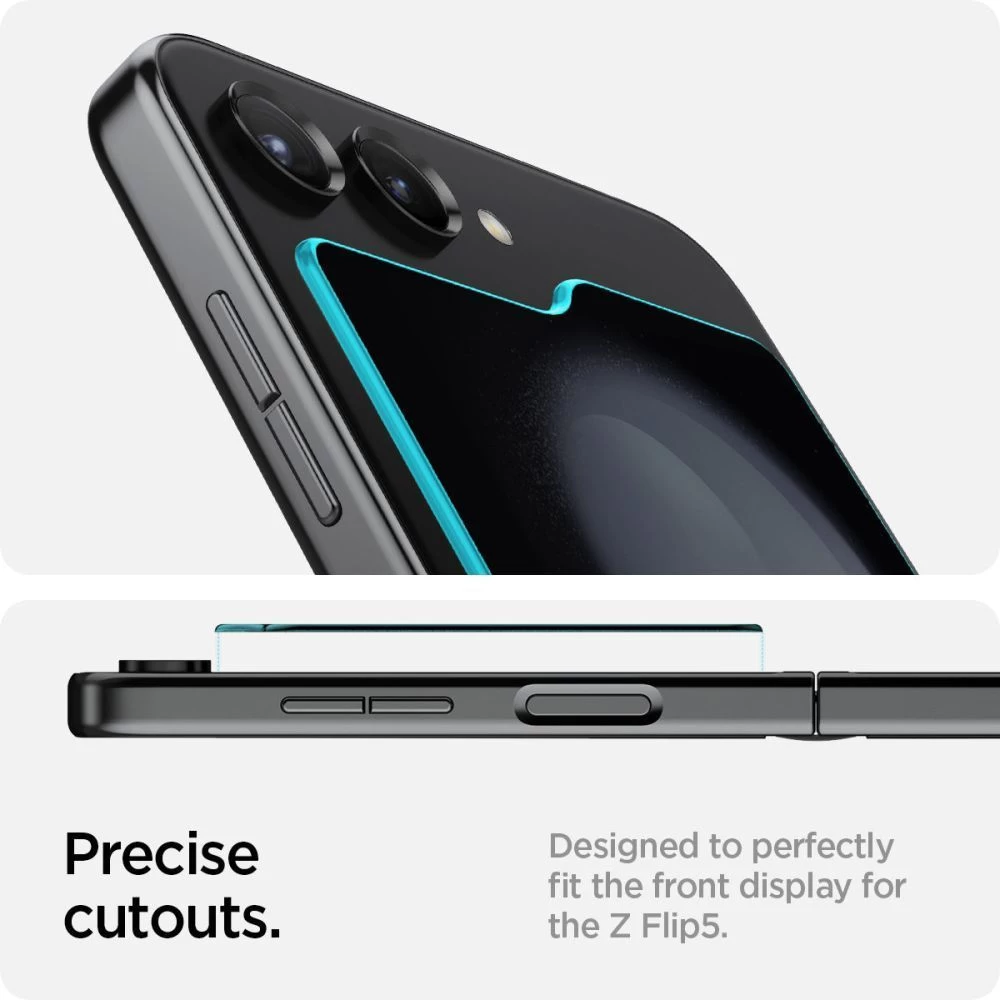 Samsung Galaxy Z Flip 5 panssarilasi  SPIGEN GLAS.TR ”EZ FIT” 2-PACK