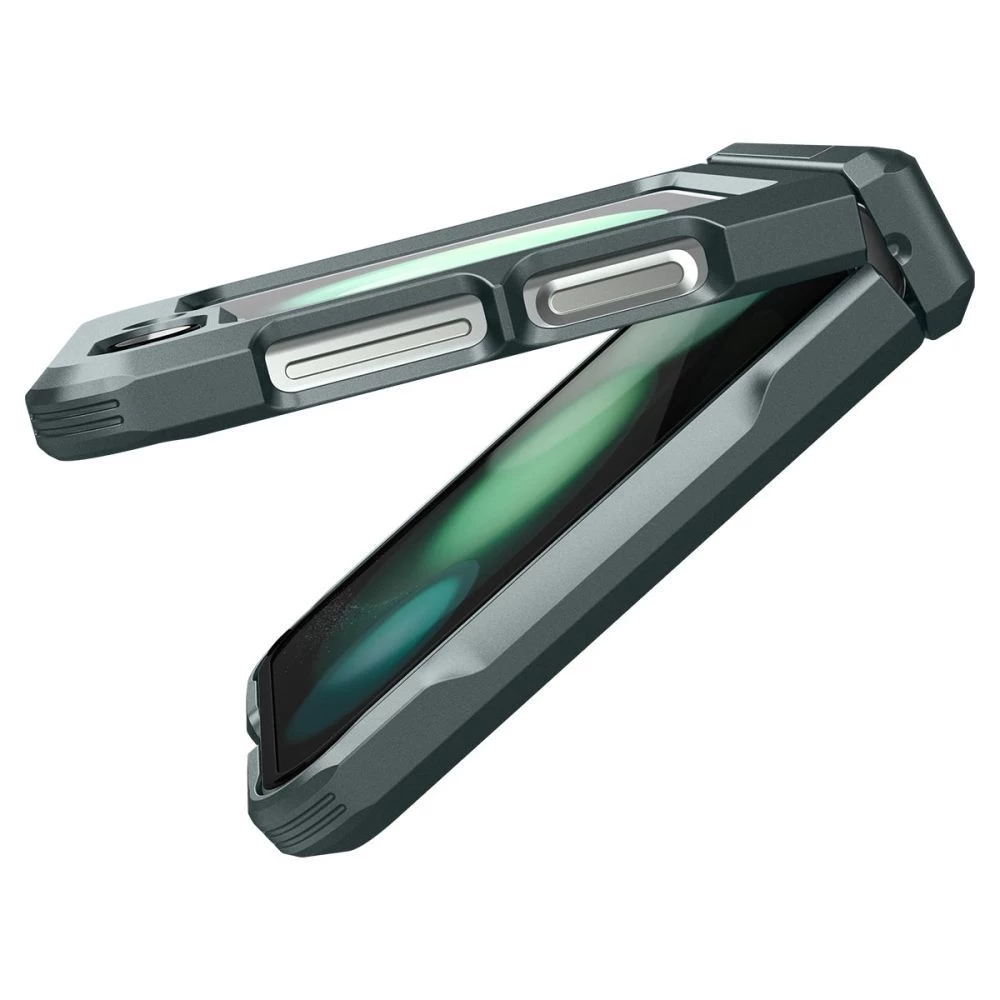 Samsung Galaxy Z Flip 5 skal grön SPIGEN TOUGH ARMOR PRO