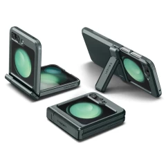 Samsung Galaxy Z Flip 5 vāciņš zaļš SPIGEN TOUGH ARMOR PRO