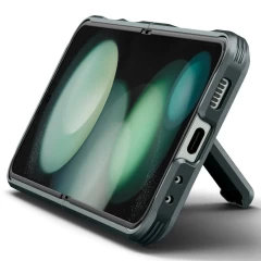 Samsung Galaxy Z Flip 5 vāciņš zaļš SPIGEN TOUGH ARMOR PRO