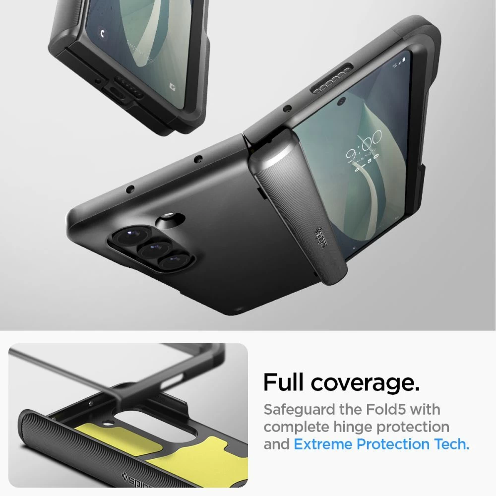 Samsung Galaxy Z Fold 5 ümbris must SPIGEN SLIM ARMOR PRO PEN