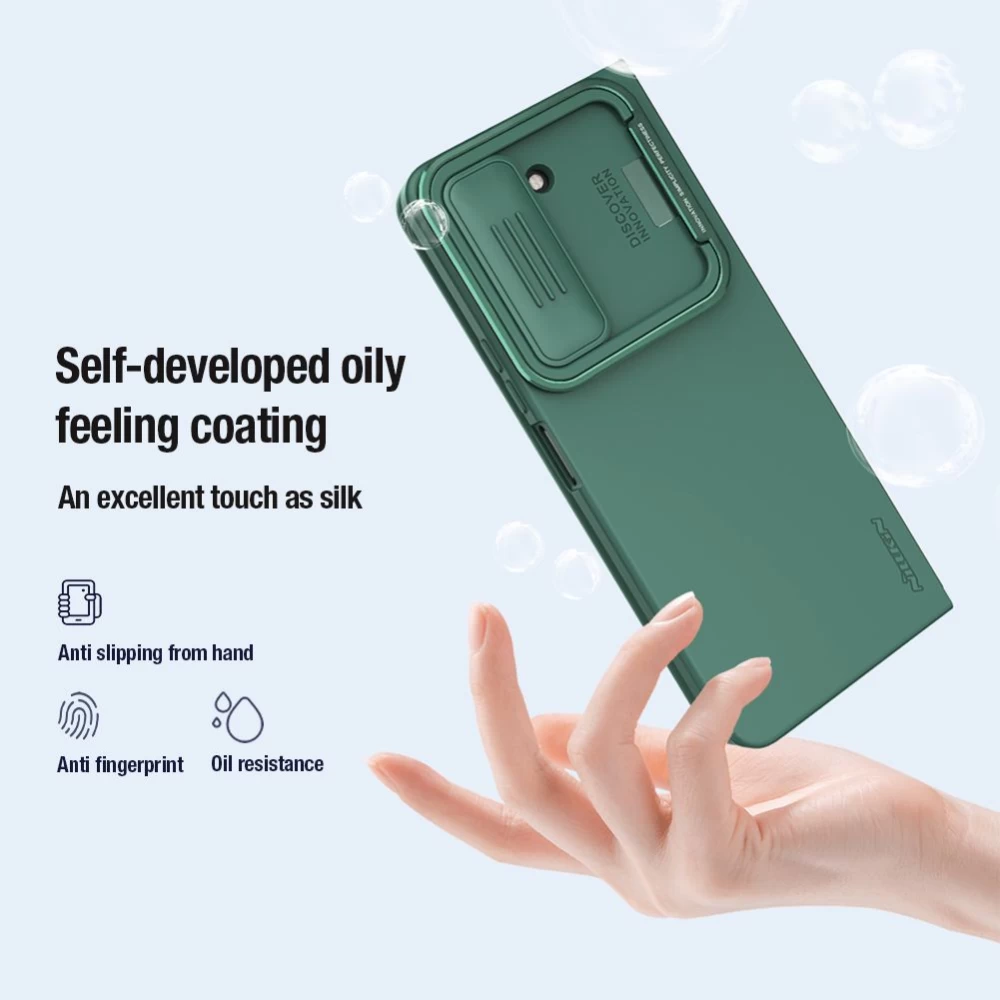 Samsung Galaxy Z Fold 5 ümbris must NILLKIN CAMSHIELD SILKY SILICON