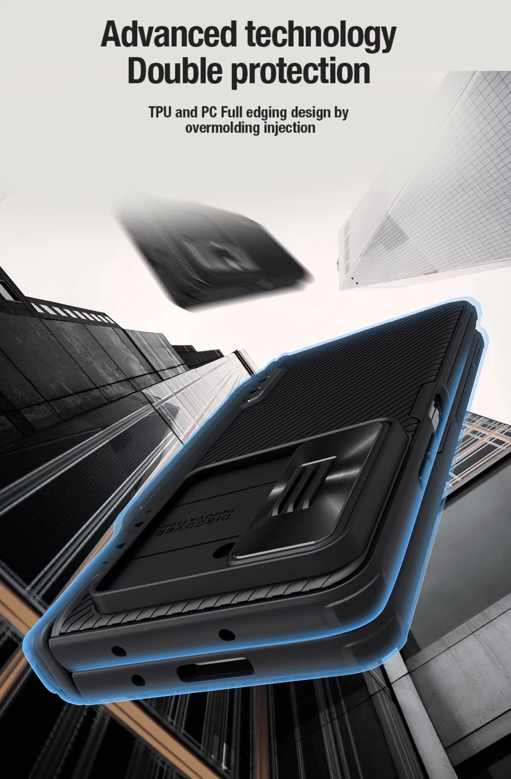 Samsung Galaxy Z Fold 5 ümbris roheline NILLKIN CAMSHIELD FOLD (PEN HOLDER VERSION)